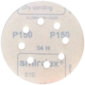 Абразивний диск P150 на липучці Velcro Smirdex 510 125мм, фото 2