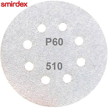 Абразивний диск P60 d125мм на папері з липучкою Velcro Smirdex 510 1шт., фото 4