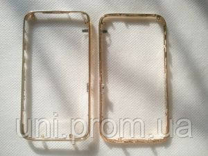 Iphone 3G 3Gs металева рамка жовтого кольору, фото 1