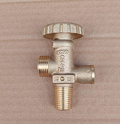 Вентиль/кран для туристичного кемпінгу газового балона з бічним виходом