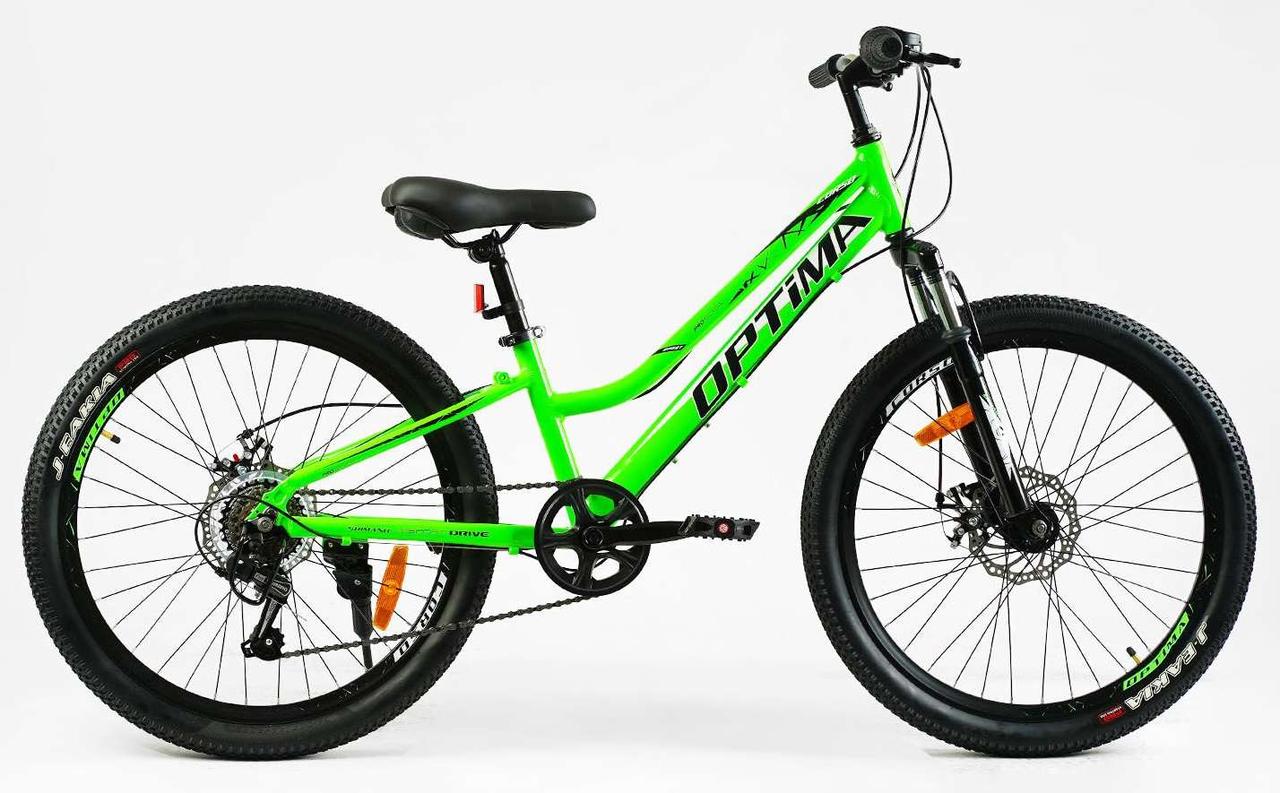 Підлітковий велосипед CORSO OPTIMA TM-24326 24" AL, фото 1