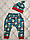 Костюм дитячий новорічний р. 68 з начосом Новорічний  дракончик зелений, фото 7