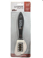 Щітка для чищення виробів із замші, нубуку, велюру DAMAVIK, потрійна