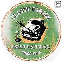 Годинник Кухонний Кварцовий Настінний для дому Technoline 596579 Classic Garage (596579) Німеччина, фото 3