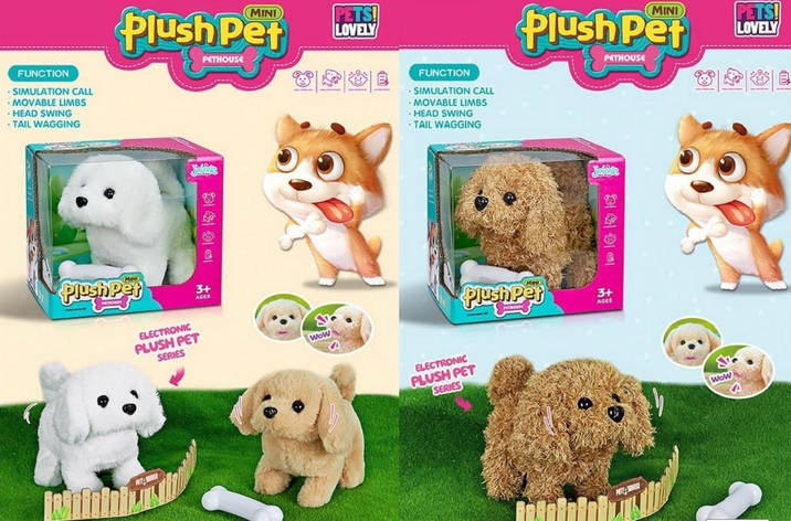 Кучерявий собачка, ходить і гавкає, фото 1