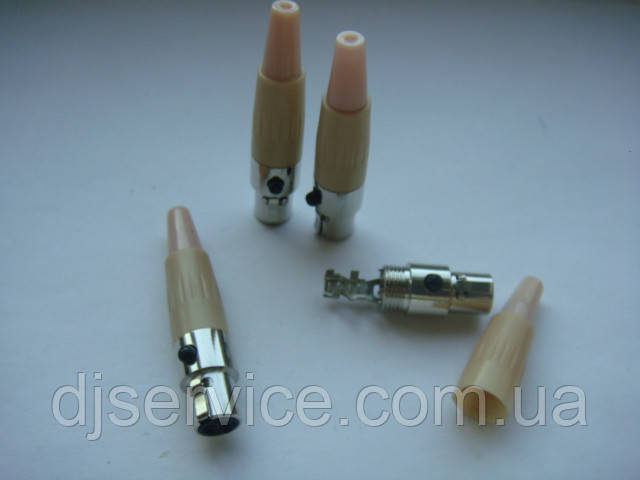 Роз'єм mini XLR 3pin для гарнітур AKG, Shure T1, T11, LX1, SC1, U1 (WA330)