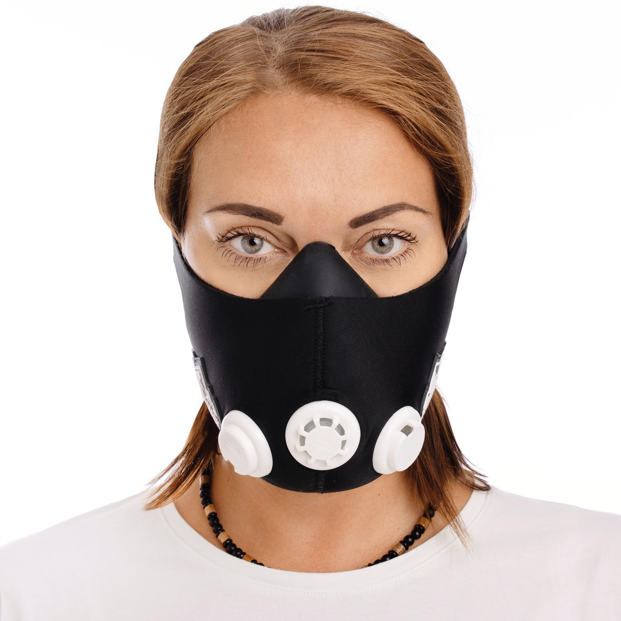 Маска тренувальна Training Mask SP-Sport FI-6214 L-250-300LBS (113-136кг) чорний