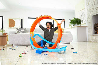 Моторизований трек Hot Wheels Action Massive Loop Mayhem Гігантська петля Божевільні зіткнення, фото 5
