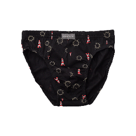 Atlet дитячі труси плавки 000353 чорні принт маяк + штурвал