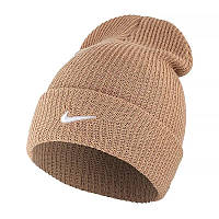 Шапка Nike Sportswear Beanie DV3342-200, Бежевий, Розмір (EU) 1SIZE