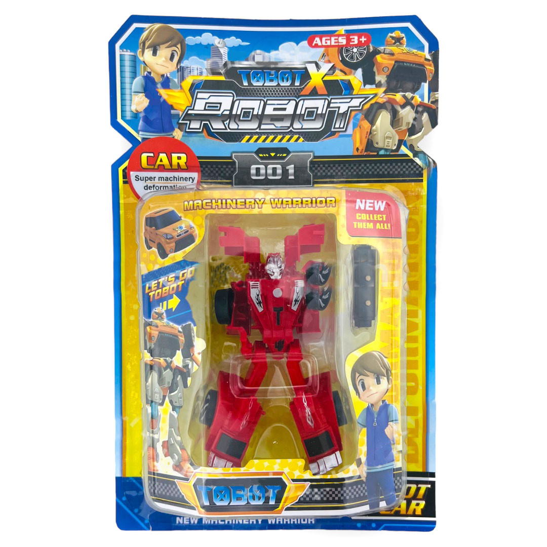 Трансформер машинка дитячого червоного кольору, фото 1