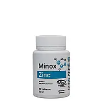 Чистый Цинк (50 мг) для волос, бороды и кожи лица, Minox Zink 60 таблеток