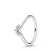 Серебряное кольцо Pandora Wish с тиарой 198282CZ 52