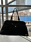 Дорожня чорна жіноча сумка саквояж Epol