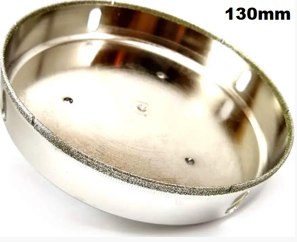 Алмазна коронка гальванічна VICTORYTOOL 130мм, фото 1