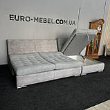 Розкладний диван з нішею в тканині новий, фото 8