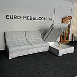 Розкладний диван з нішею в тканині новий, фото 6