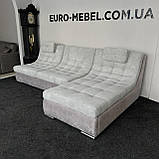 Розкладний диван з нішею в тканині новий, фото 3