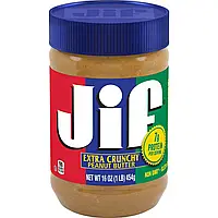 Арахисовая паста с кусочками арахиса Jif 454 г/ Jif Extra Crunchy Peanut Butter, 454g