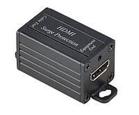 Перехідник моніторний SCT HDMI M/F (адаптер) прямий Surge Protector чорний (78.01.6012)