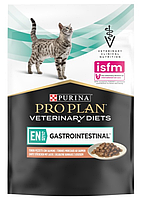 Pro Plan Veterinary Diets EN Gastrointestinal диетический влажный корм с кусочками лосося в соусе, 85г