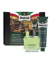 Подарочный набор для бритья Proraso Duo Pack Tube+Lotion Refreshing (Tube150мл/Lotion100мл)