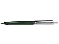 Ручка шариковая Flair Half Metal Chrom(под Parker), паста синяя, корпус зеленый, под накатку