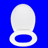 Сидіння для унітаза "425 х 372 мм" Кріплення осями 15-16 см., фото 5