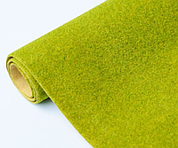 Искусственный газон декоративная трава для флорариума мини-сада микроланжшафта рокария кашпо вазона Желто-зеленый (флокированная бумага) 20см х 30см