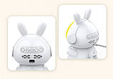 Нічник годинник будильник з таймером Кролик Rabbit clock для дітей на акумуляторі, фото 6
