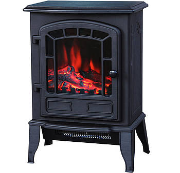 Електричний камін DMS SKB-2000B — 2000 Вт, імітація полум'я, термостат, подвійне скло