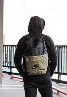 Рюкзак черный/ хаки big bag с логотипом Nike высокое качество