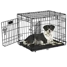 Металева клітка для дорослих собак до 40 кг розкладна DOG-INN 105 Ferplast 108.5x 72.7 x h 76.8cm, фото 6