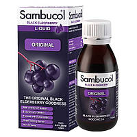 Sambucol, Black Elderberry (120 мл), черная бузина для иммунитета