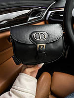 Женская сумка Кристиан Диор черная Christian Dior Bobby Black искуственная кожа