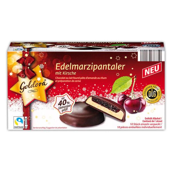 Марципан в шоколаді з вишневим джемом 300 гр Марципан "Edelmarzipantaler Finest Marcipan With Cherry"