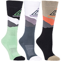 Шкарпетки 686 22-23 WmsWmns Layers Sock 3-Pack Assorted (Multicolor) - S/M