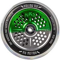 Колесо NKD Hollow Air Scooter Wheel Raw/Green 110 мм (Silver)