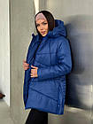 Куртка зимова жіноча NOBILITAS 42 - 56 електрик плащівка Еммi (арт. 23053), фото 2