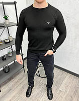 Чоловіча кофта светр Armani H4110 чорна
