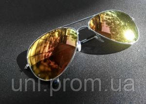 Окуляри POLICE стиль червоно золоті оправа срібло, фото 1