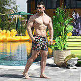 Плавальні шорти чоловічі Pobedov Pool day Kolorovi cherepy, фото 5