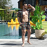 Плавальні шорти чоловічі Pobedov Pool day Kolorovi cherepy, фото 7