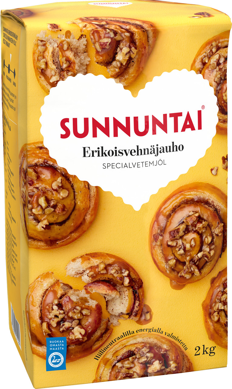 Пшеничне борошно SUNNUNTAI 2 кг, (9шт/ящ)