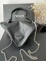 Женская сумка Прада черная Prada Black
