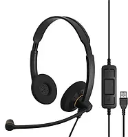 Наушники накладные для дома с микрофоном Sennheiser Impact SC 60 USB ML (Наушники ПК)