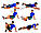 Масажний ролик (ролер, валик) для йоги MS 3701, 33x11 см, різн. кольори, фото 7