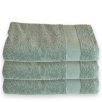 Рушник махровий банний 70x140 | Рушник від виробника "Королева Ночі" | Оливковий