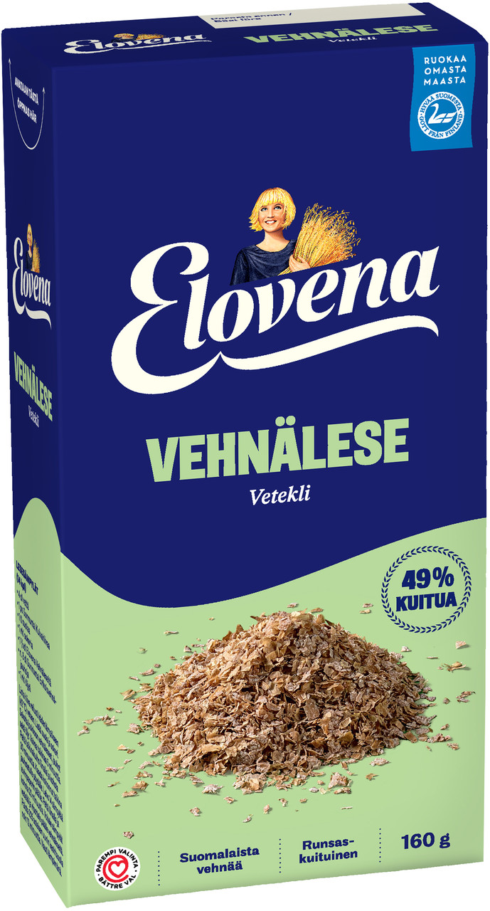 Пшеничні висівки ELOVENA 160 г, (10шт/ящ)