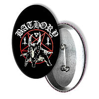 Bathory это легендарная шведская метал-группа - значок